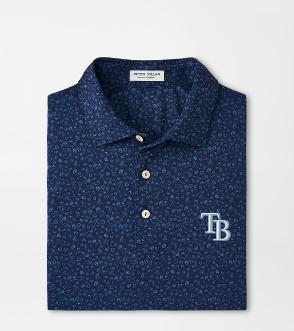 Tampa Bay Rays Batter Up Performance Jersey Polo