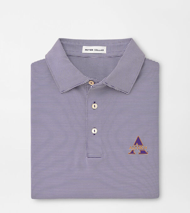 Alcorn State Jubilee Stripe Performance Polo