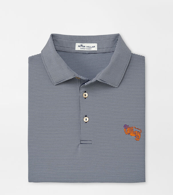 Clemson Vault Jubilee Stripe Performance Polo