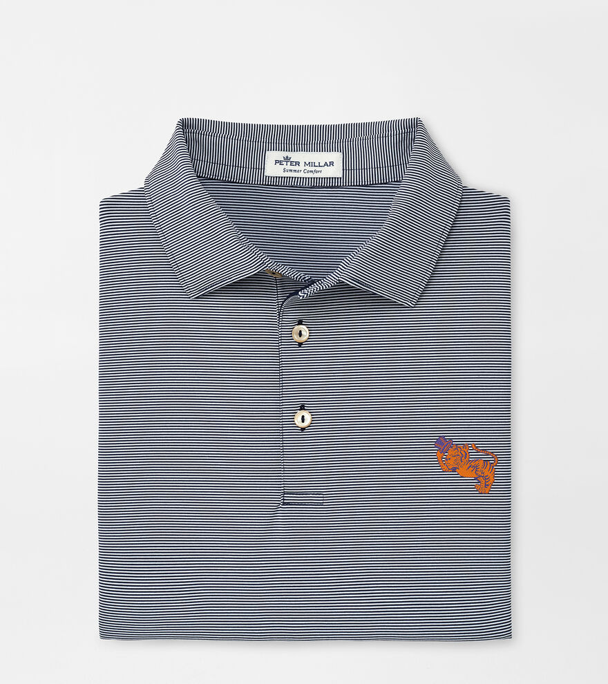 Clemson Vault Jubilee Stripe Performance Polo image number 1