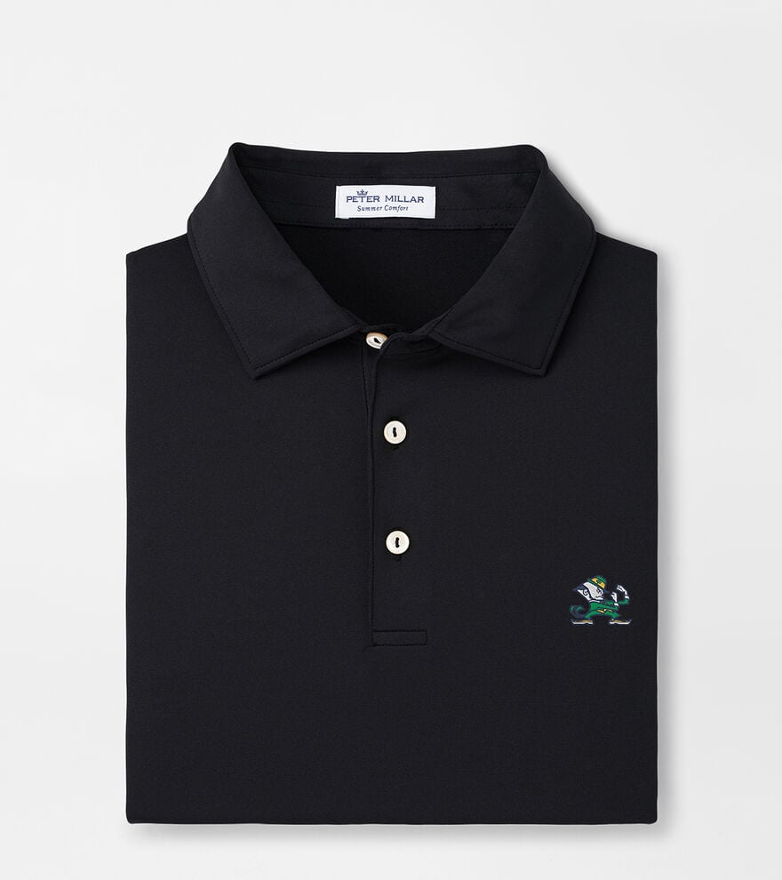 Notre Dame Fighting Irish Solid Performance Jersey Polo (Sean Self Collar) image number 1