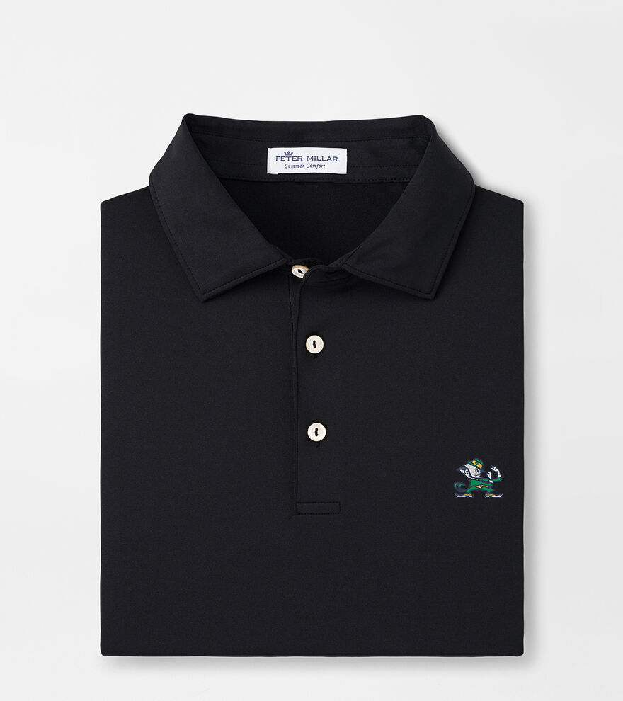 Notre Dame Fighting Irish Solid Performance Jersey Polo (Sean Self Collar) image number 1