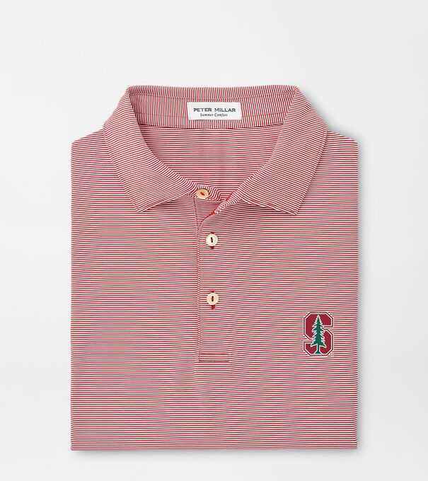 Stanford Jubilee Stripe Performance Polo