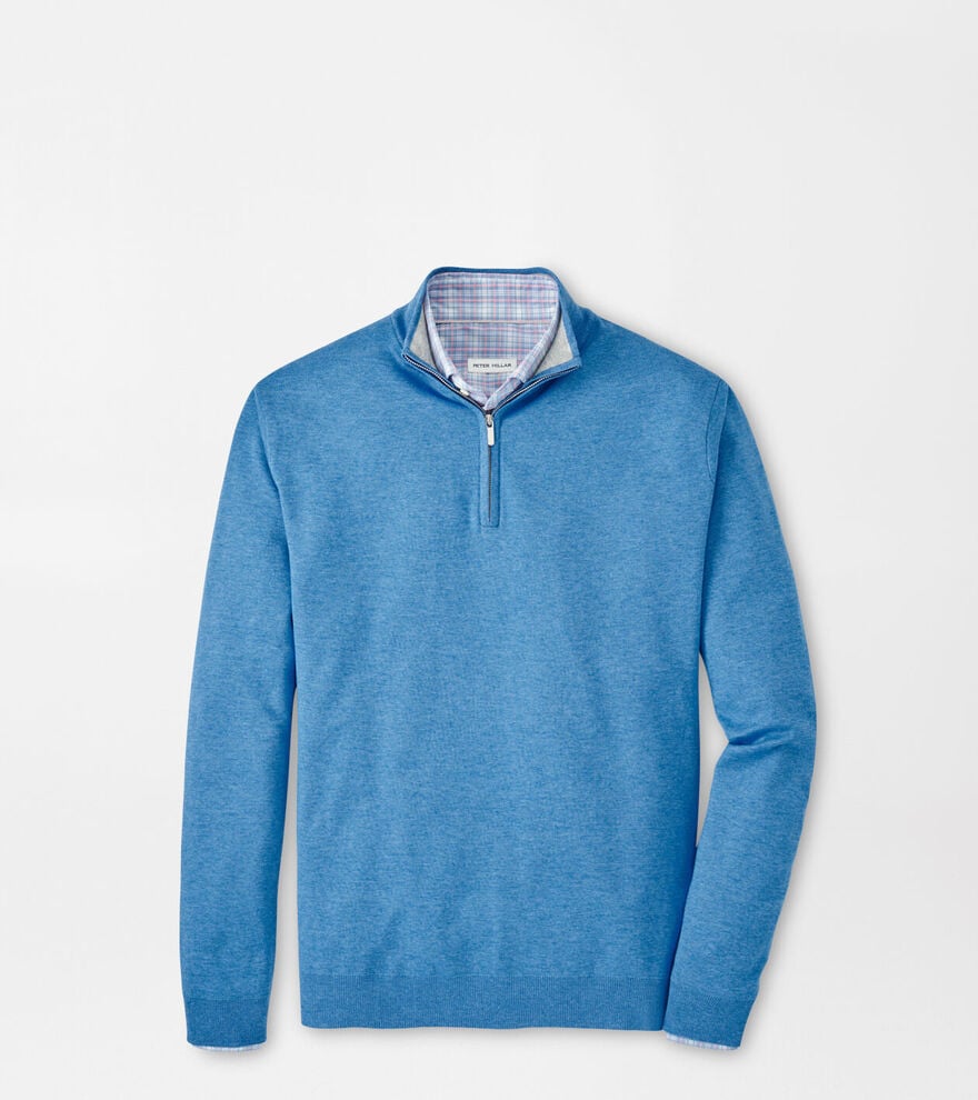 Coolspun Cotton Quarter-Zip Sweater image number 1