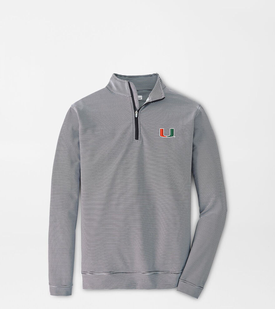 Miami Perth Mini-Stripe Performance Pullover image number 1