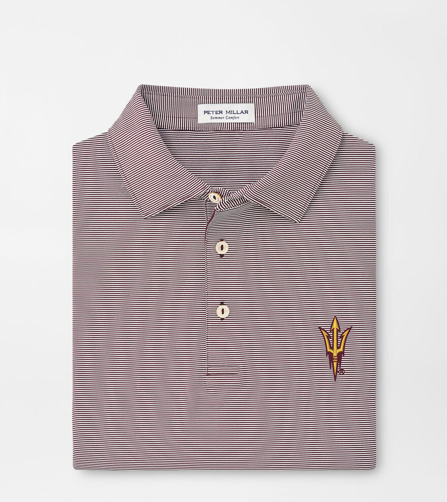 Arizona State Jubilee Stripe Performance Polo image number 1