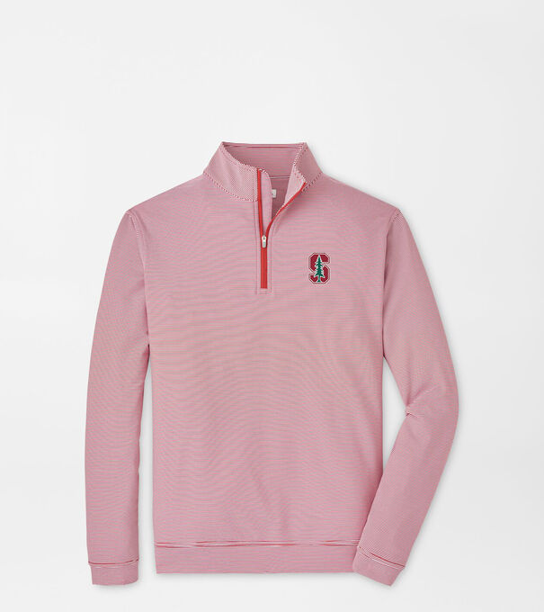 Stanford Perth Mini-Stripe Performance Pullover