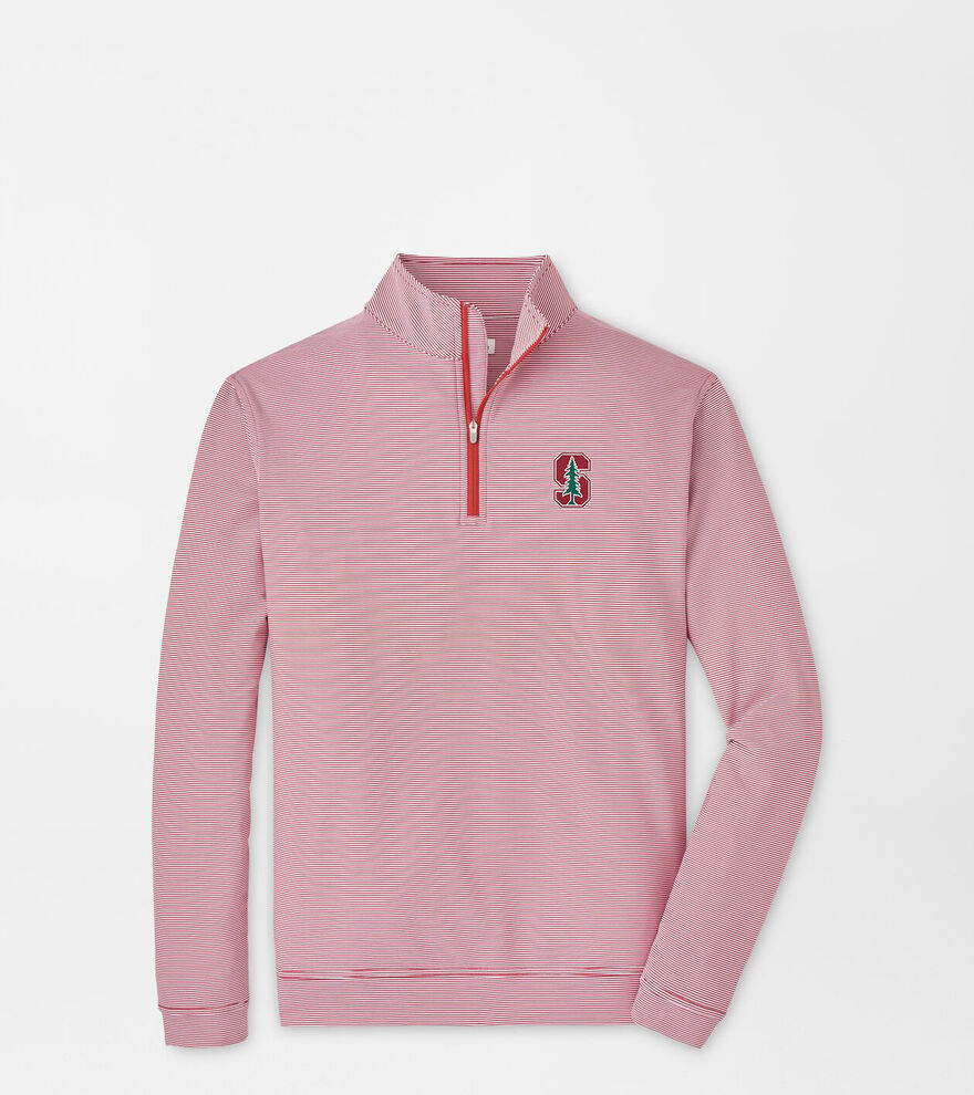 Stanford Perth Mini-Stripe Performance Pullover image number 1