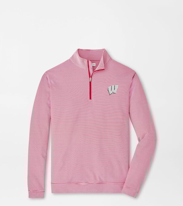 Wisconsin Sugar Stripe Performance Quarter-Zip