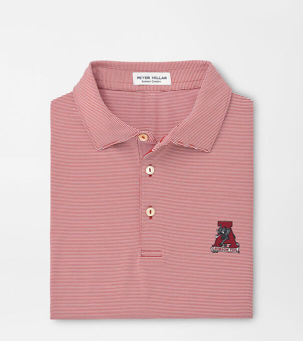 Alabama Vault Jubilee Stripe Performance Polo