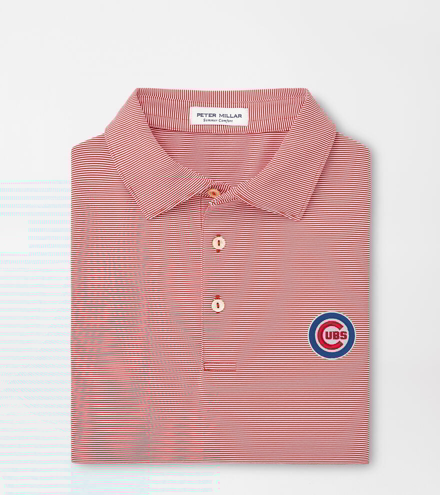 Chicago Cubs Jubilee Stripe Performance Polo image number 1