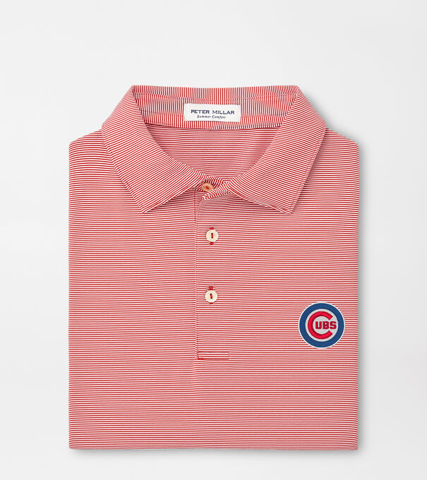 Chicago Cubs Jubilee Stripe Performance Polo