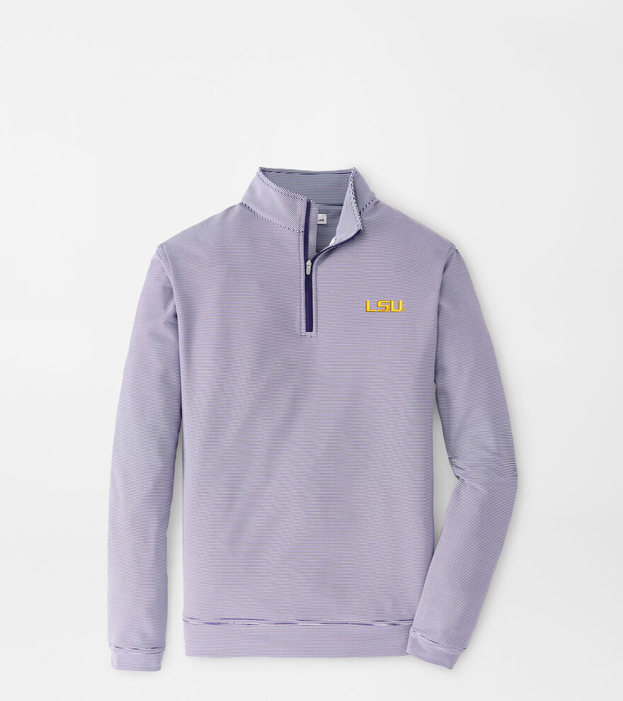 LSU Perth Mini-Stripe Performance Pullover image number 1