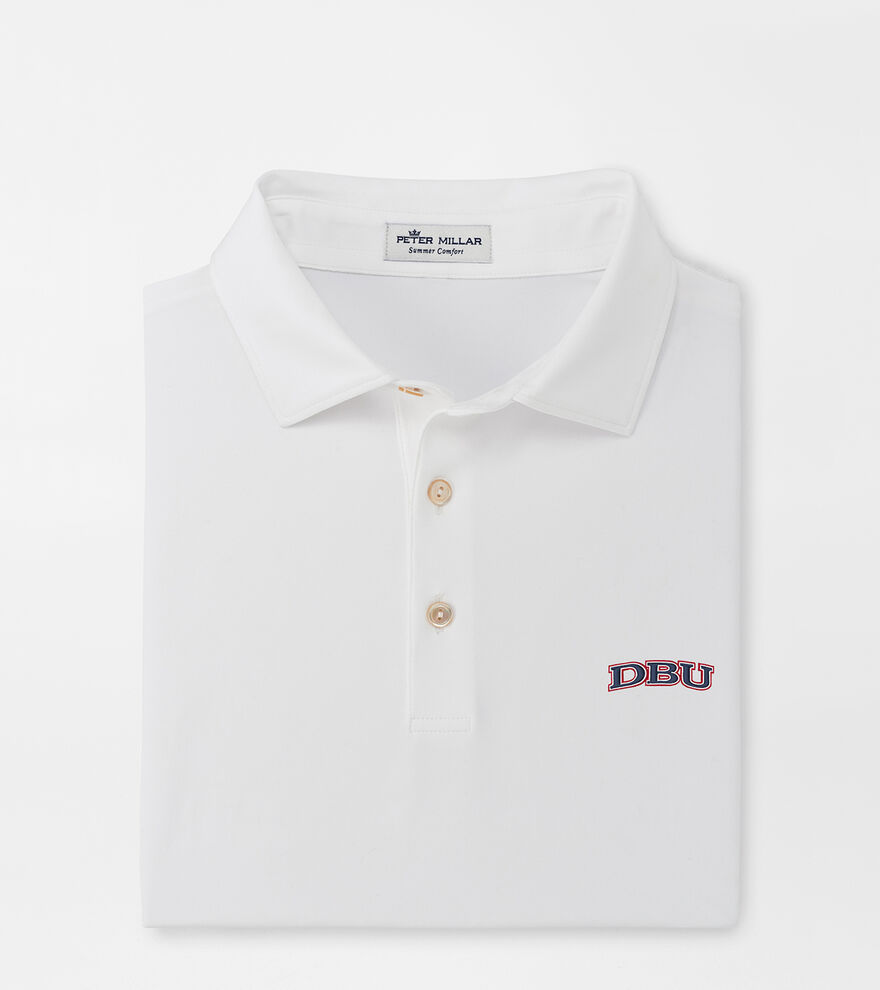 Dallas Baptist University Solid Performance Jersey Polo (Sean Self Collar) image number 1