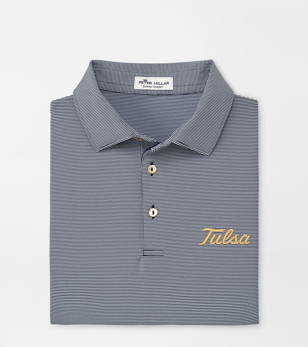 Tulsa Jubilee Stripe Performance Polo