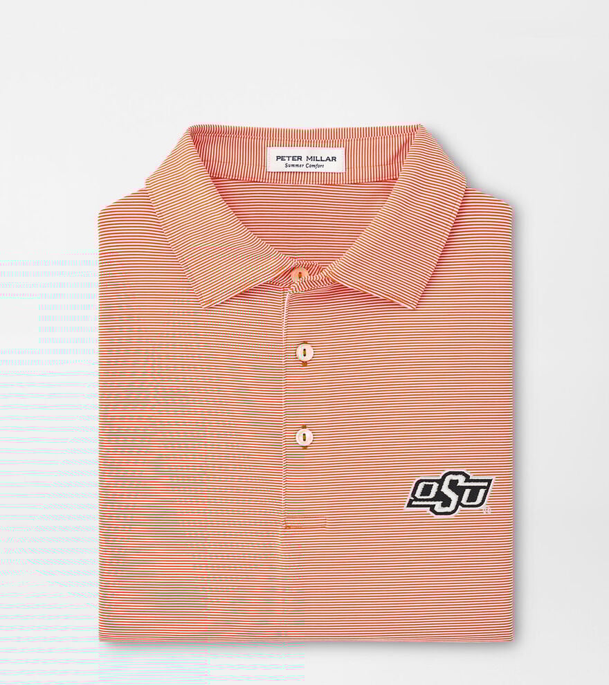 Oklahoma State Jubilee Stripe Performance Polo image number 1