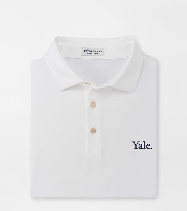 Yale Solid Performance Jersey Polo (Sean Self Collar)