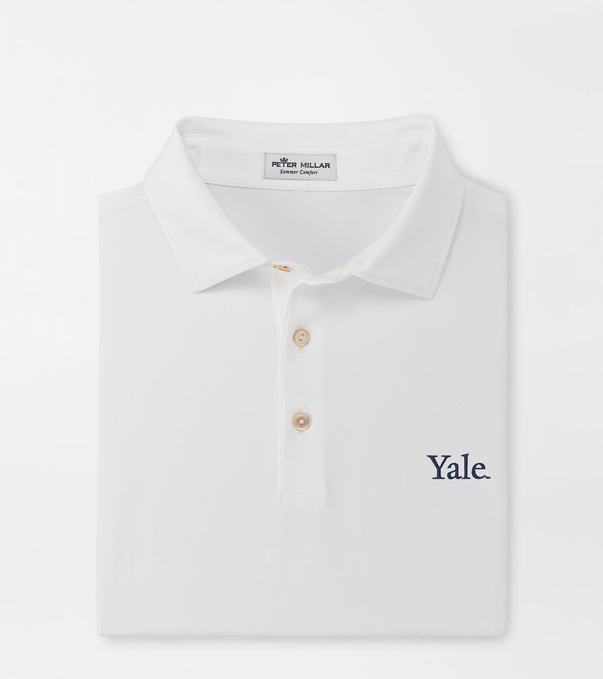 Yale Solid Performance Jersey Polo (Sean Self Collar) image number 1