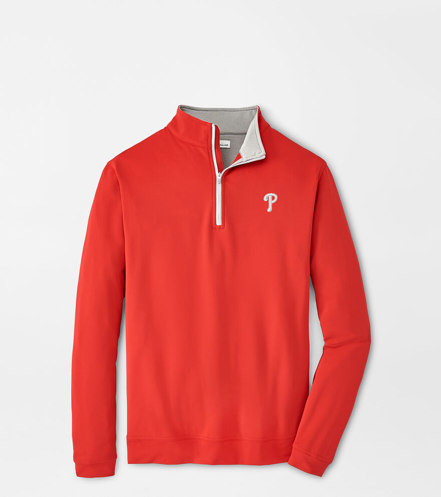 Philadelphia Phillies Perth Performance Quarter-Zip image number 1