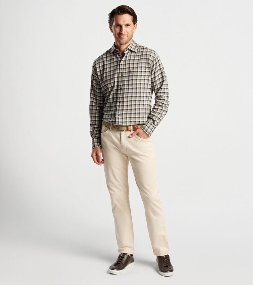 Signature Sateen Five-Pocket Pant image number 2