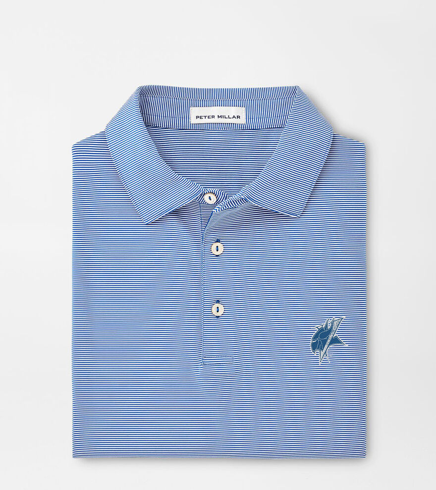 Elizabeth City Jubilee Stripe Performance Polo image number 1