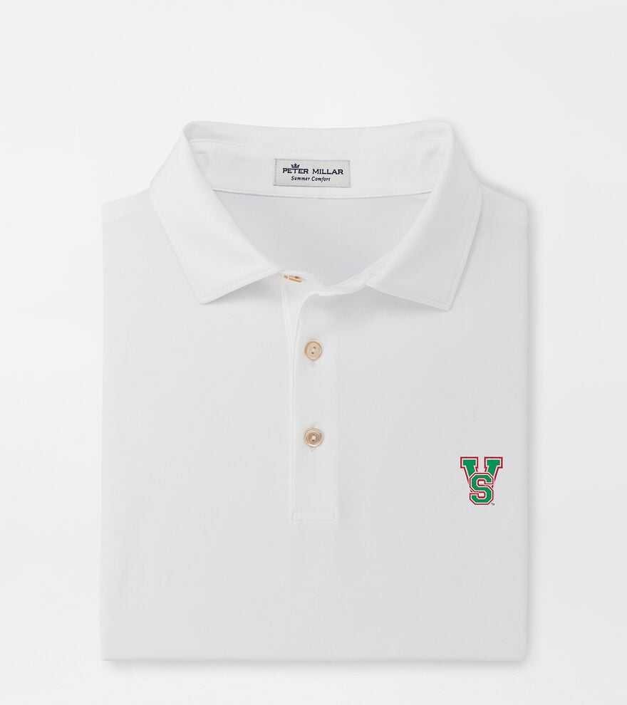 Mississippi Valley State University Solid Performance Jersey Polo (Sean Self Collar) image number 1