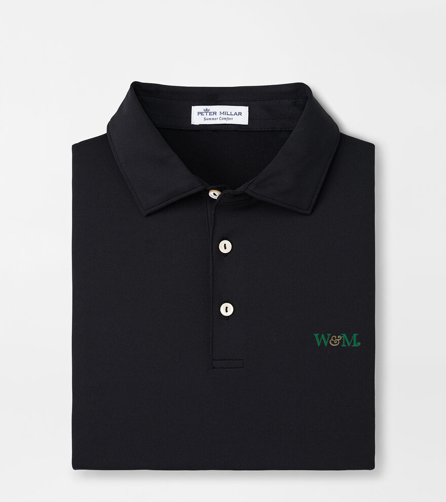 William & Mary Solid Performance Jersey Polo (Sean Self Collar) image number 1