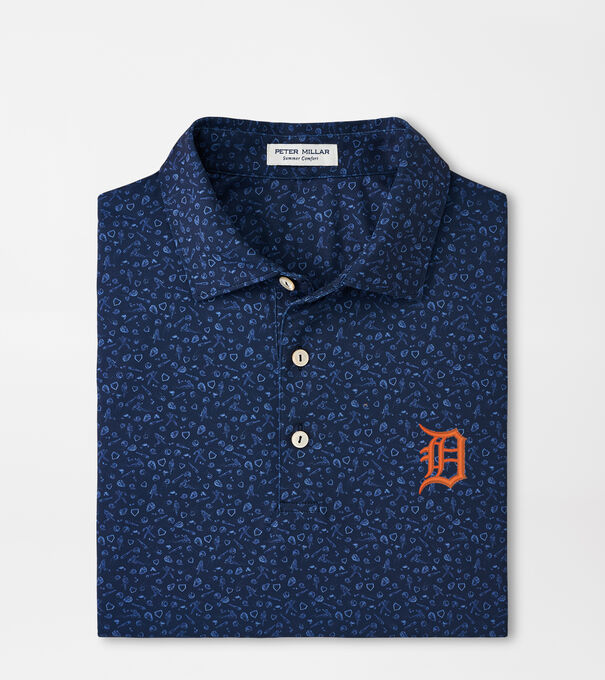 Detroit Tigers Batter Up Performance Jersey Polo
