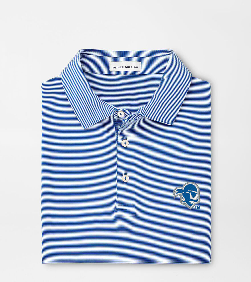 Seton Hall Jubilee Stripe Performance Polo image number 1