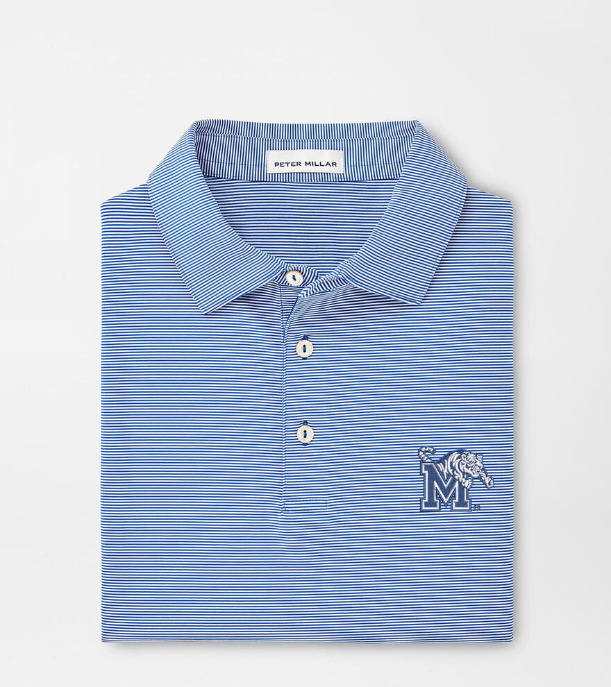Memphis Jubilee Stripe Performance Polo image number 1