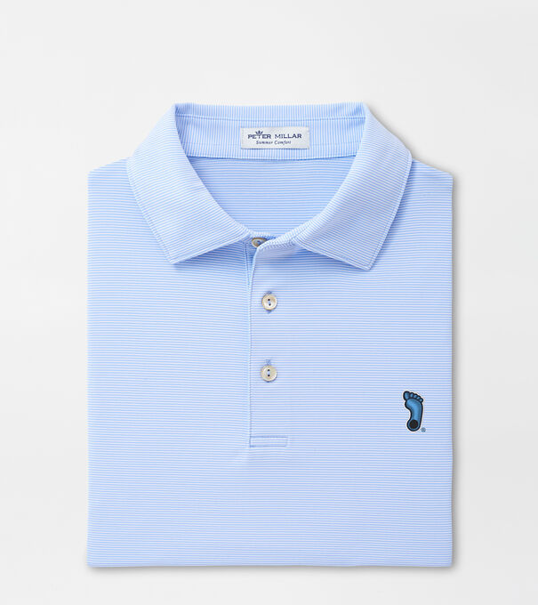 UNC Tar Heels Jubilee Stripe Performance Polo