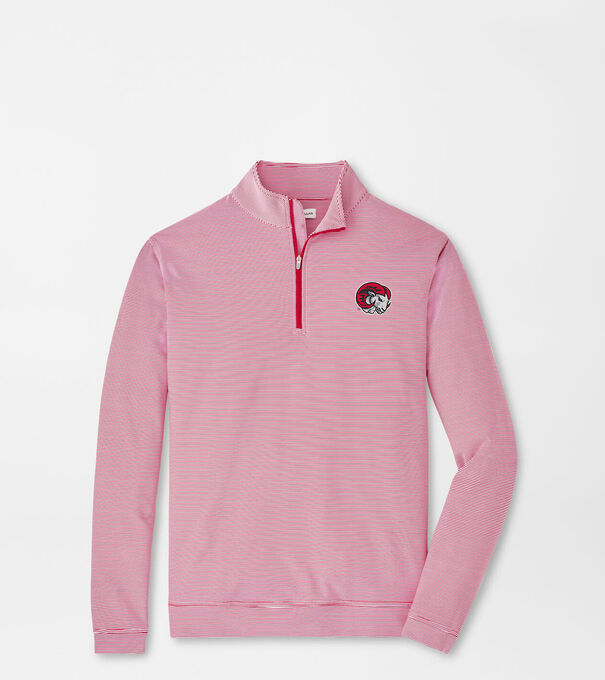 Winston Salem State Perth Mini-Stripe Performance Pullover