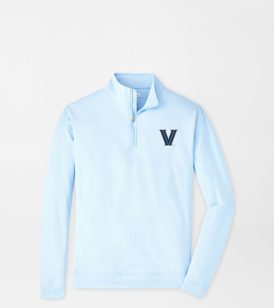 Villanova Perth Sugar Stripe Performance Quarter-Zip image number 1