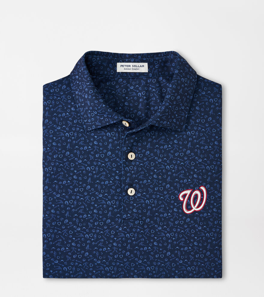 Washington Nationals Batter Up Performance Jersey Polo image number 1