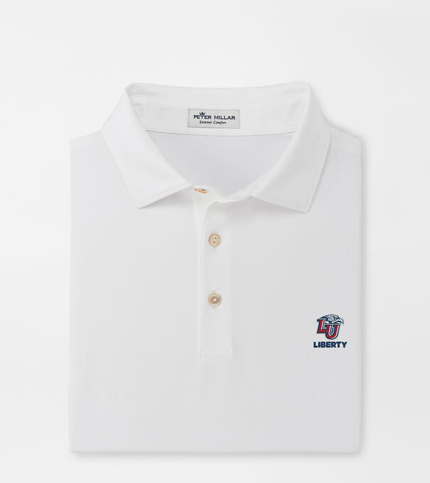 Liberty University Solid Performance Jersey Polo (Sean Self Collar)