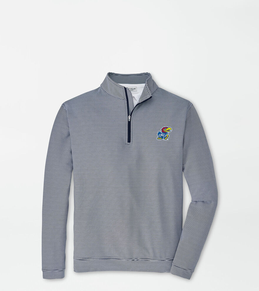 Kansas Perth Sugar Stripe Performance Quarter-Zip image number 1