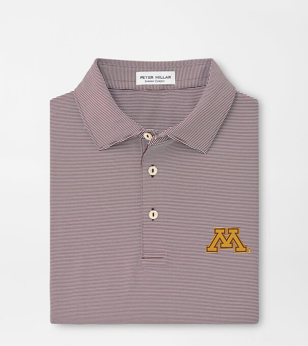 Minnesota Jubilee Stripe Performance Polo