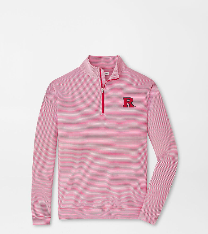 Rutgers Perth Mini-Stripe Performance Pullover image number 1