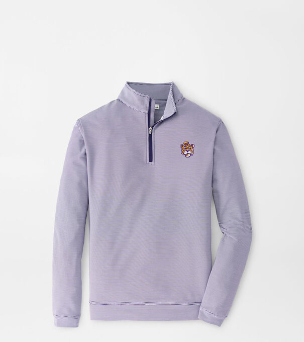 LSU Vault Perth Mini-Stripe Performance Pullover