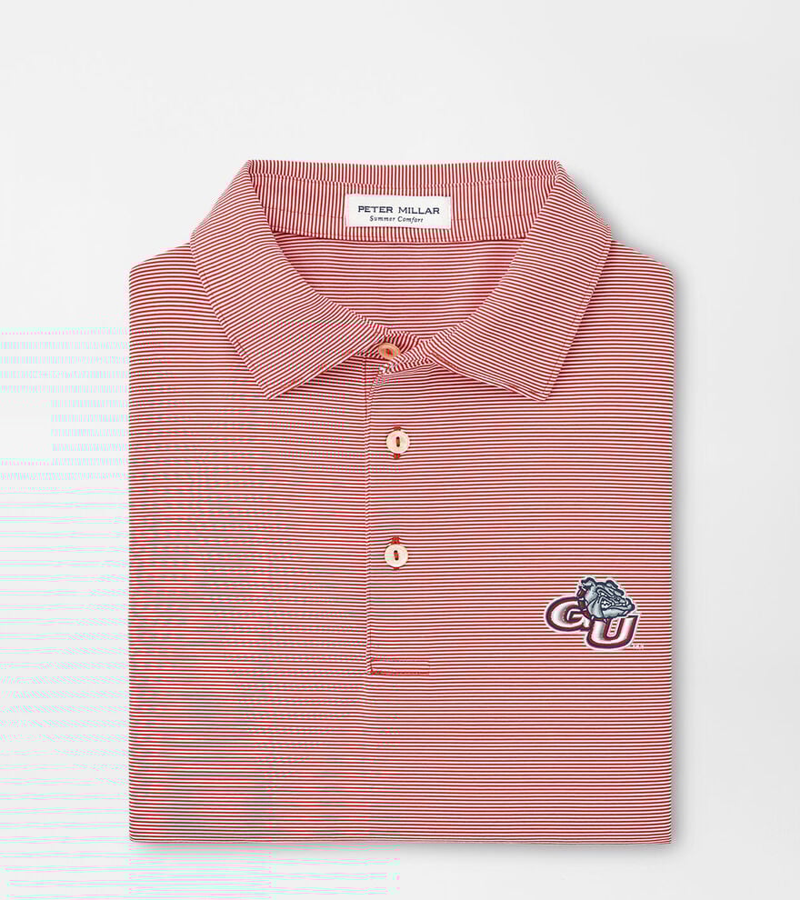 Gonzaga Jubilee Stripe Performance Polo image number 1