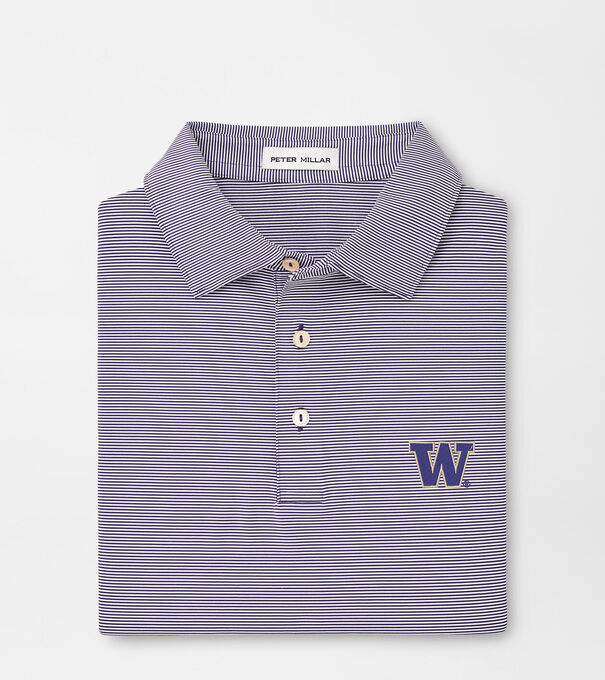 Washington Jubilee Stripe Performance Polo