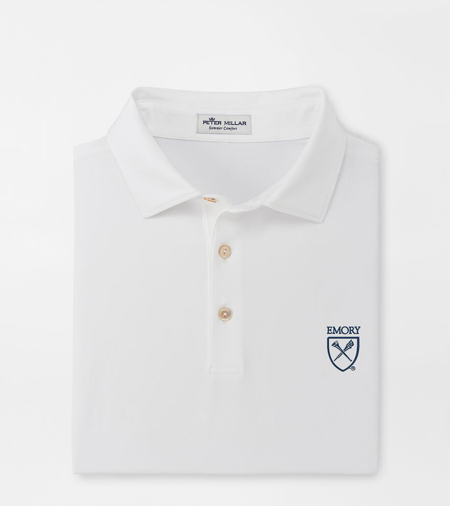 Emory Solid Performance Jersey Polo (Sean Self Collar) image number 1