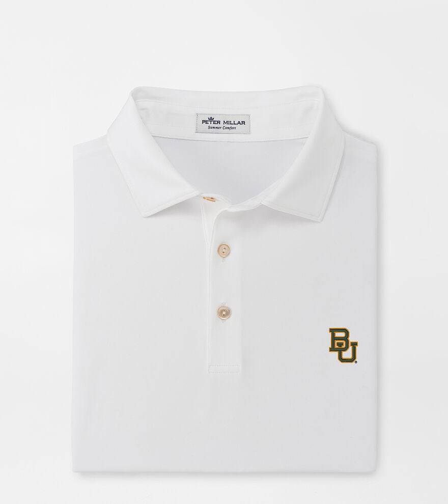 Baylor Solid Performance Jersey Polo image number 1