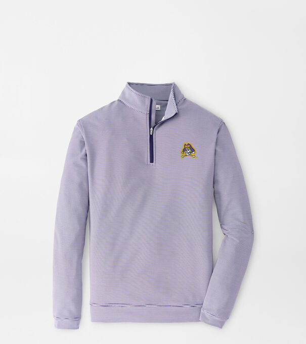 East Carolina University Perth Mini-Stripe Performance Pullover