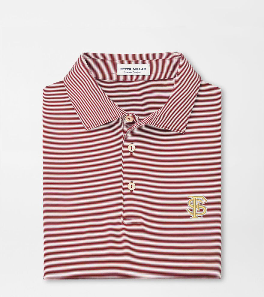 Florida State Jubilee Stripe Performance Polo image number 1