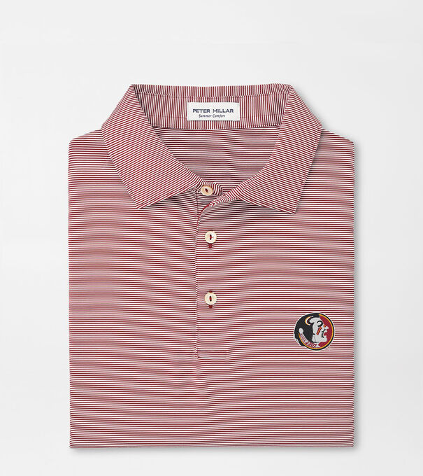 Florida State Vault Jubilee Stripe Performance Polo