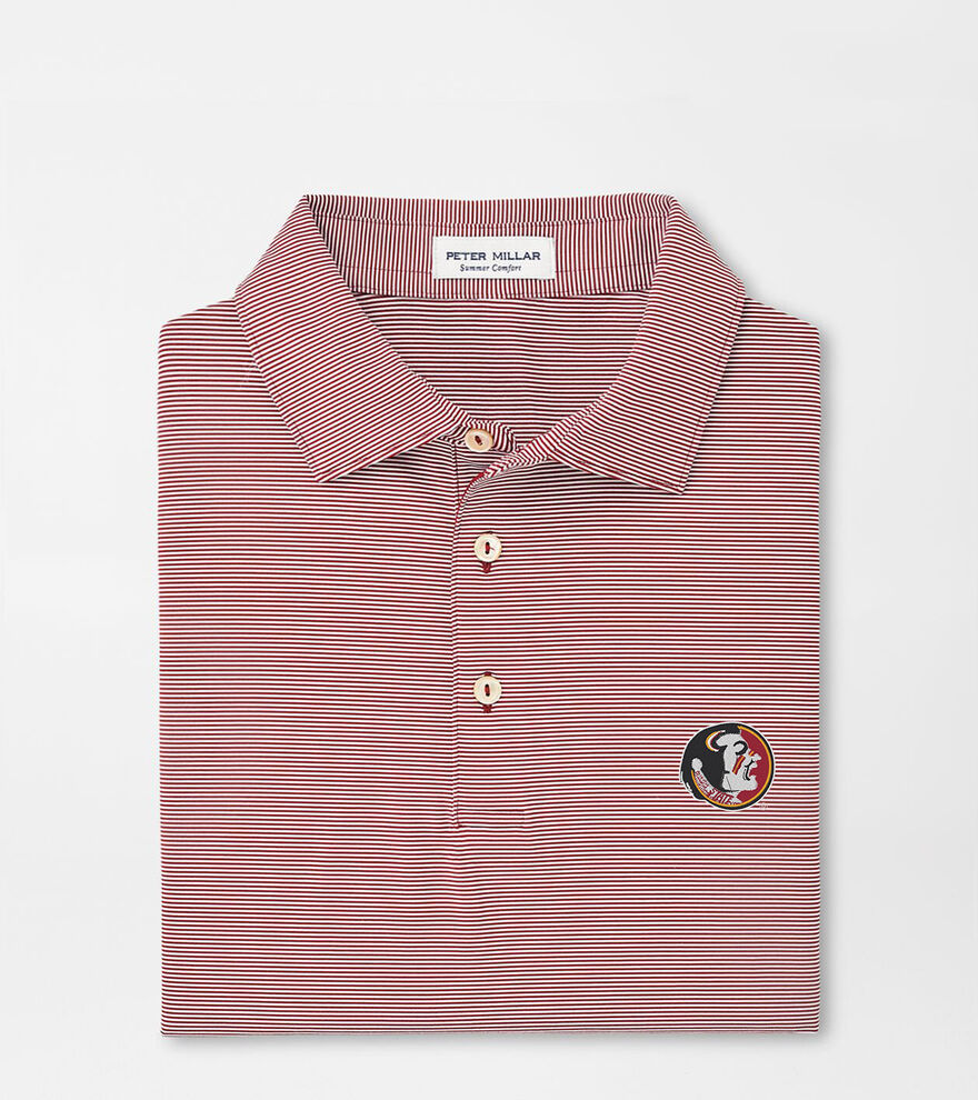Florida State Vault Jubilee Stripe Performance Polo image number 1