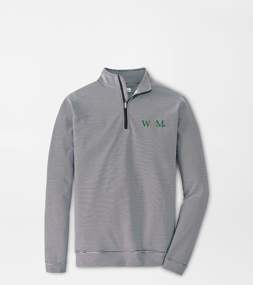 William & Mary Perth Mini-Stripe Performance Pullover image number 1