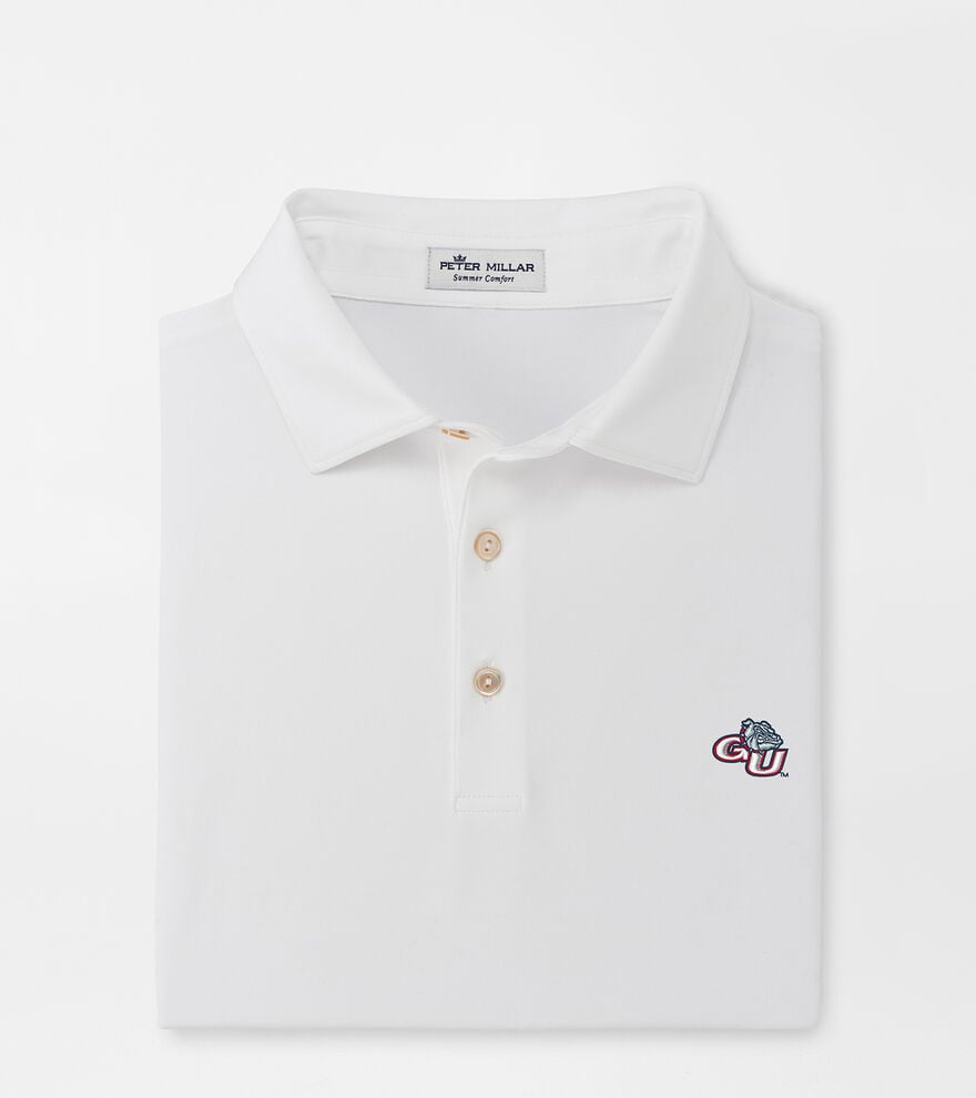 Gonzaga Solid Performance Jersey Polo (Sean Self Collar) image number 1