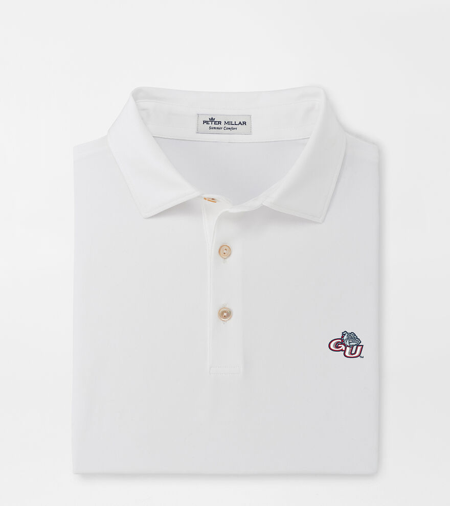 Gonzaga Solid Performance Jersey Polo (Sean Self Collar) image number 1